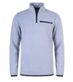 Dik Yakalı Fermuarlı Sweatshirt 3 İplik