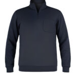 Dik Yakalı Fermuarlı İş Sweatshirtü 2 İplik