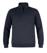 Dik Yakalı Fermuarlı İş Sweatshirtü 2 İplik