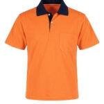 Polo Yaka İş T-shirt Göğüs Cepli