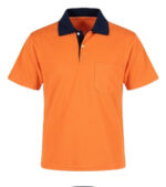 Polo Yaka İş T-shirt Göğüs Cepli